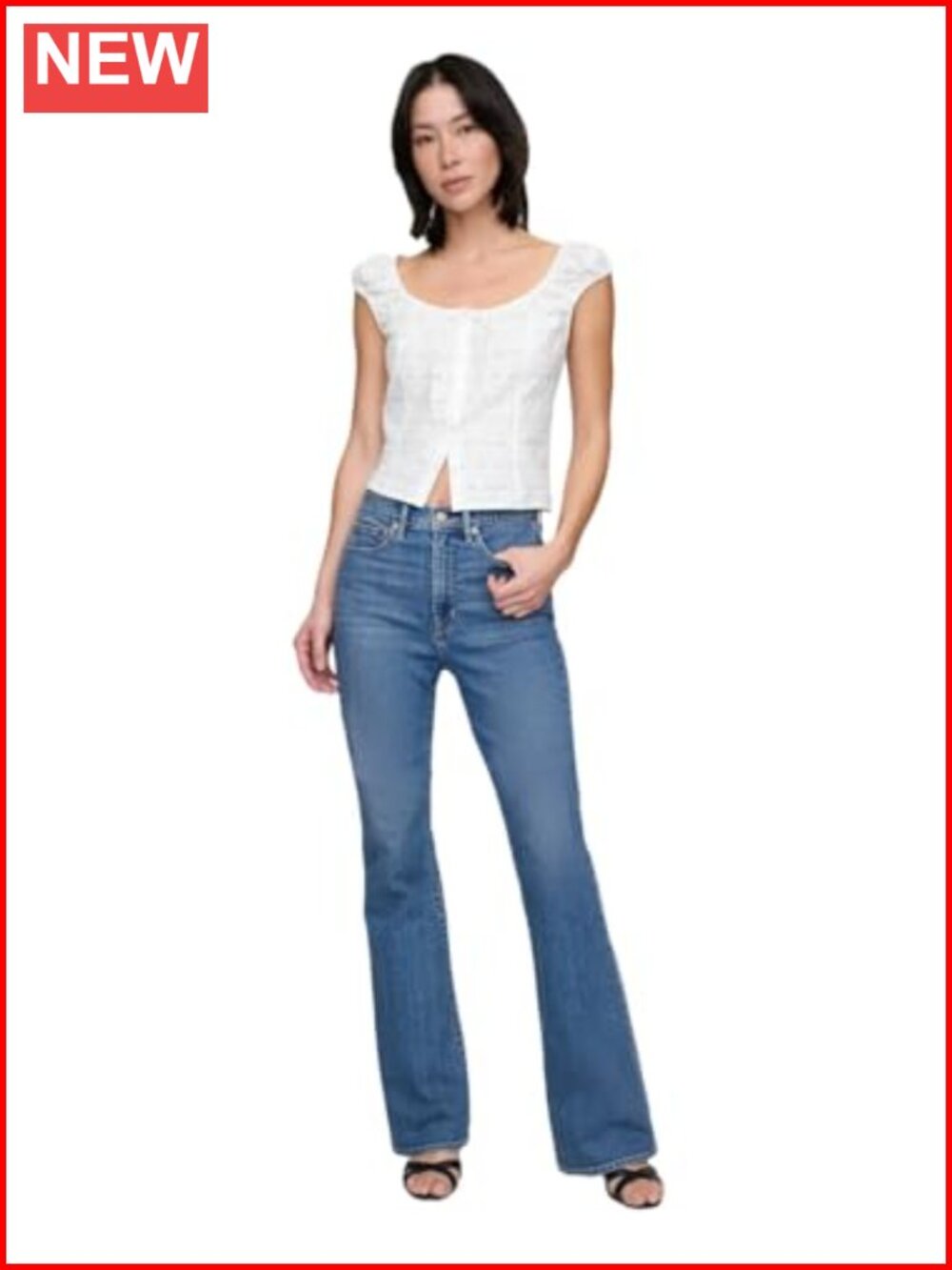 High Rise Flare Denim Jeans